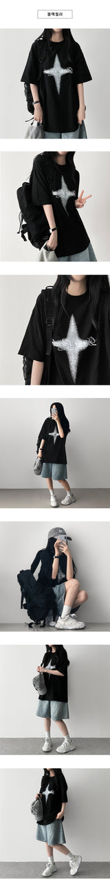 Tain DIA Boxy Fit Short Sleeve T-shirt