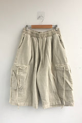 washing ribbon pocket cargo pants