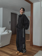 Elmo Side Line Cargo Denim Pants
