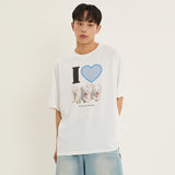 I LOVE Maltese Half Sleeve T-shirt