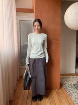 Ferns Cargo Cotton Long Skirt
