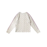 Waffle Raglan Tee (Flower_ivory)