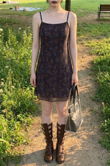 AETHER MOONFLOWER SLIP DRESS