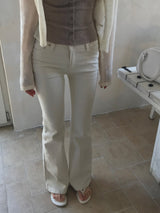 Back Pocket Span Bootcut Pants 