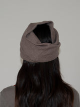 WHIPPING HAIR BAND & BEANIE (COCOA)