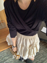 Halter Twisted T-shirt(3color)