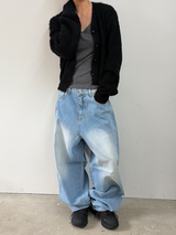 ブルーム スタッド バルーン デニム パンツ(2color)