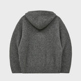Big Star Check Applique Hood Knit