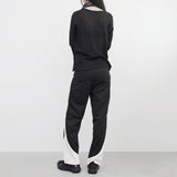 L.Pini V シースルーニット