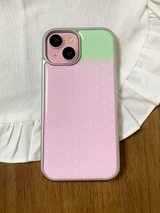sweetberry silver epoxy case (baby pink)
