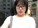 yui retro glasses (8color)