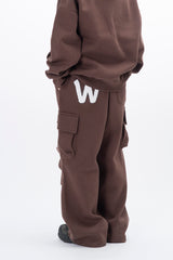 Medi W Boucle Embroidery Heavy Set-Up Sweatpants