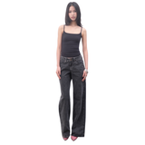 Tiberinus - Lily Jeans - Low-Rise Straight-Leg Jeans - Mouse Grey - 23 cm Rise - 23.5 cm Leg Opening