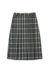 check skirt (grey)