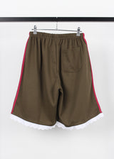 LACE TRACK LINE HALF PANTS