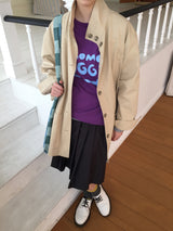 ウィンドサートレンチハーフコート (2color)