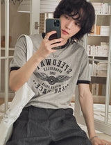 スピーディープリント リンガー 半袖Tシャツ
