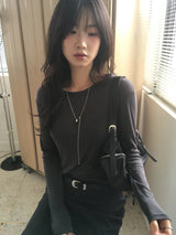 Wool Round Neck T-Shirt