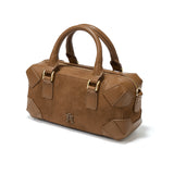 Mini “DOLAT-ABAD” Suede Bowling Bag