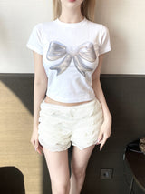 1210. Balloon ribbon printing crop T (2color)