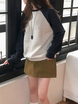 Casual Mood Raglan Sweat Shirt (3color)