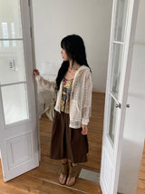 Mio Vintage Patchwork Bustier Sleeveless Blouse