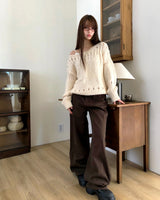 Tenor Wide Fit Cotton Long Pants