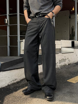 Avan stripe rivet slacks