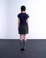 Heartlock Dot Crop T-shirt (Navy)