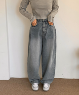 ワンピンタックヒップパンツ
