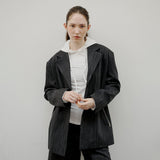 Zipper Stripe Jacket Navy