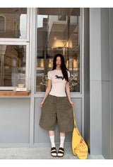ダックスフント ラウンド スパンデックス Tシャツ