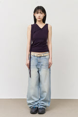 Bake Washed Embo Denim