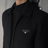 ASCLO Wool Tweed Zip Up Blouson (2color)