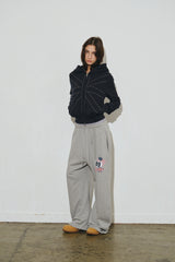 england hood zip up (navy)
