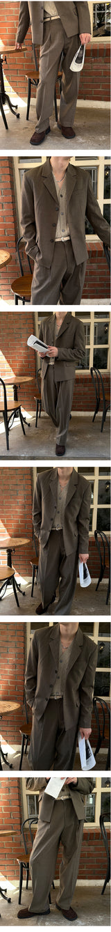 [F/W] Standard 3button short jacket(2color)