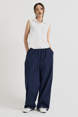 コットンノースリーブシャツ, White