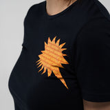 1/2 バブルガムテキストTシャツ (ネイビー)