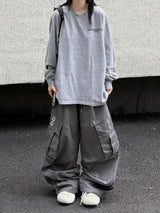 マンスリープリンティングピグメント長袖Tシャツ