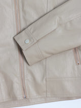 Bella Biker Leather Jacket (2color)
