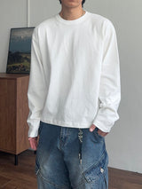 コアベーシッククロップロングスリーブTシャツ (5color) (No.1000)