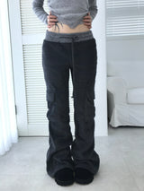 baby cargo fur bootcut pt(2color) 