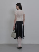 SHEER TWIST TOP