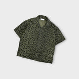 ASCLO Leopard Open Collar Short Sleeve Shirt (3color)
