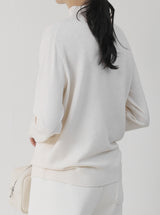 [2+1 Plan] Basic Blan Half-Neck Knit