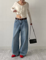 705 All-Brush Wide Denim Pants