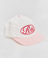 Logo Two-tone Flat Visor Cap Pink