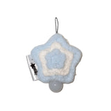 (made) marshmallow star light bulb keyring