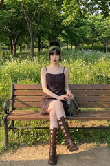 AETHER MOONFLOWER SLIP DRESS