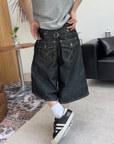 Desert Backbuckle Bermuda Pants
